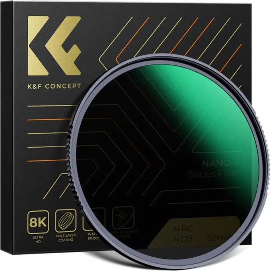 K&F Concept 77mm ND8 Nano-X MRC Grijsfilter