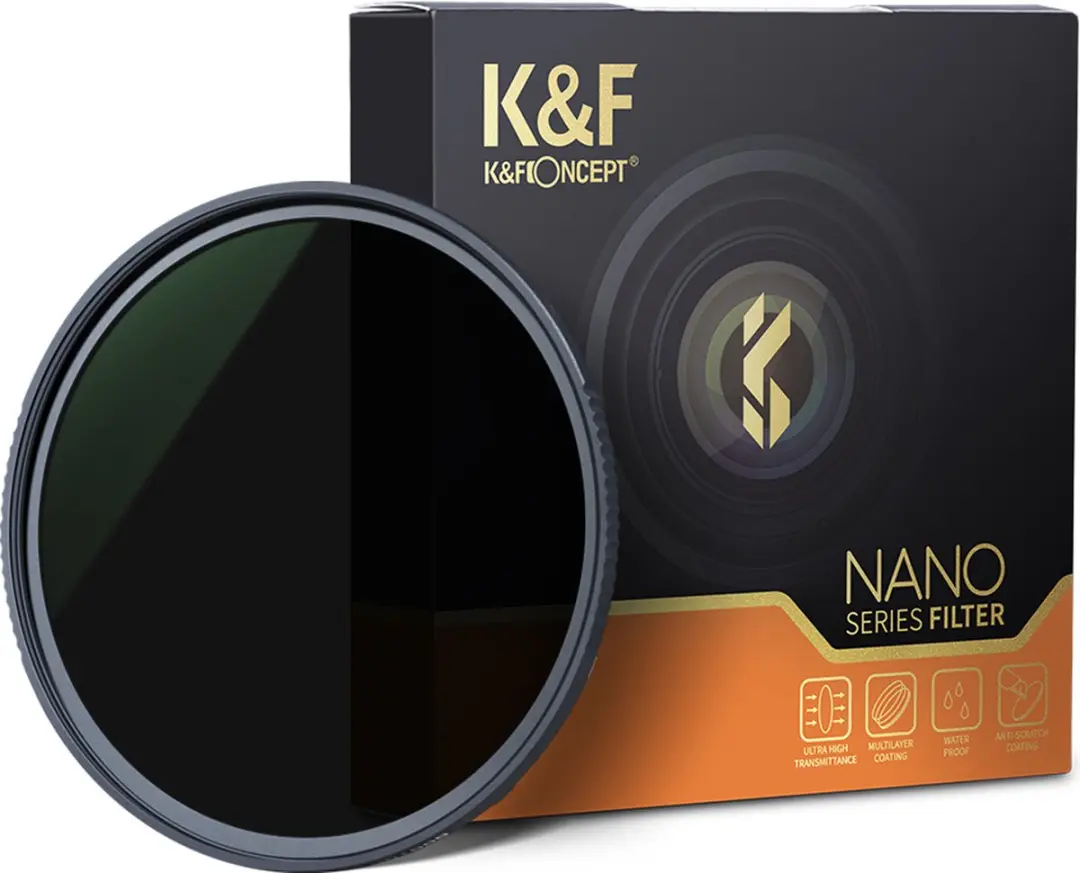 K&F Concept 77mm ND8 Nano-X MRC Grijsfilter - 3 Stops
