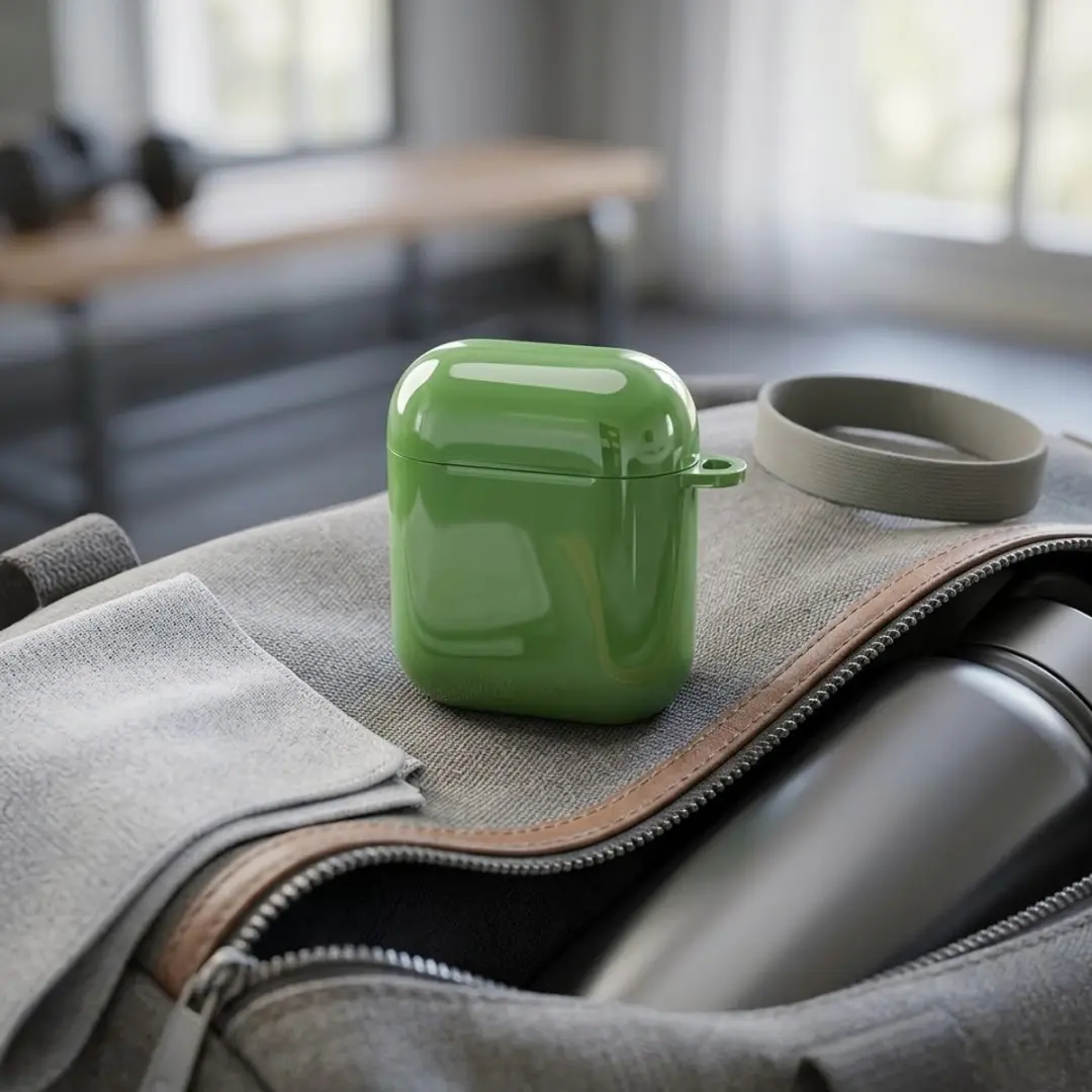NUVEX Hoesje AirPods 4 - Groen Transparant