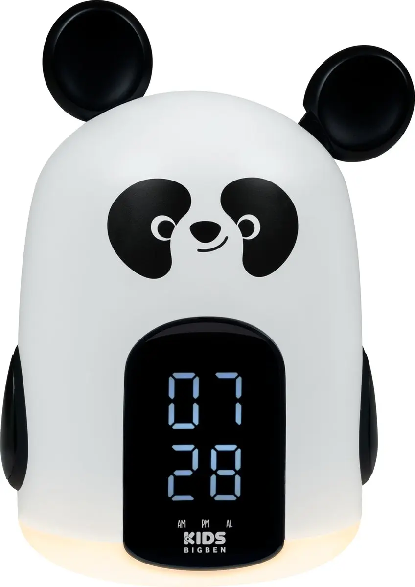 Bigben Kids Panda Kinderwekker & Nachtlamp RKIDSPANDA - afbeelding 6 van 6