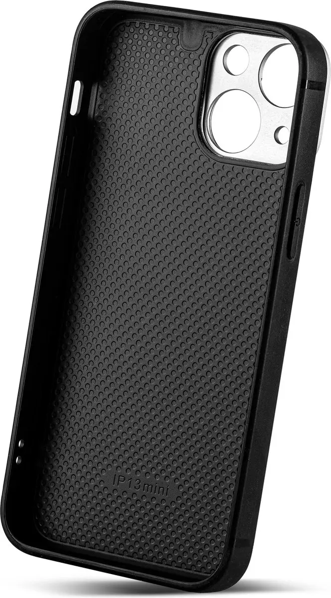 MOJOGEAR 17mm Lenscase iPhone 13 Mini - Zwart/Grijs