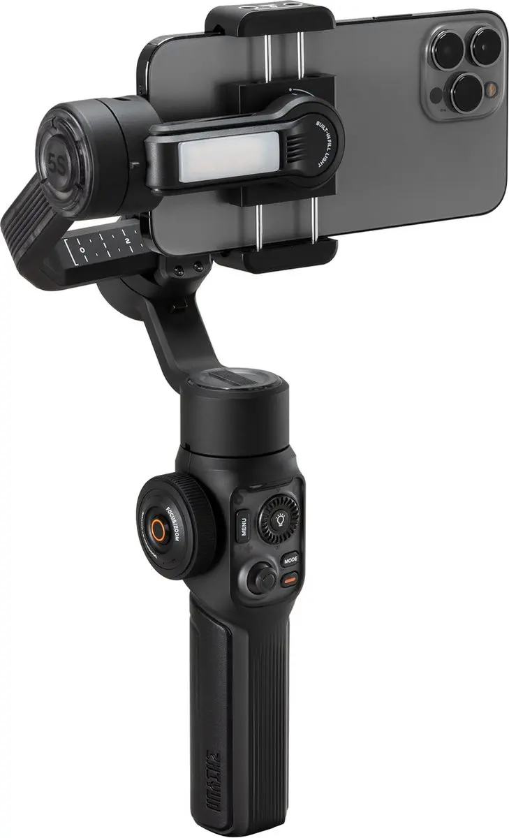 Zhiyun Smooth 5S AI Gimbal - 3-assig - 2600mAh - Zwart