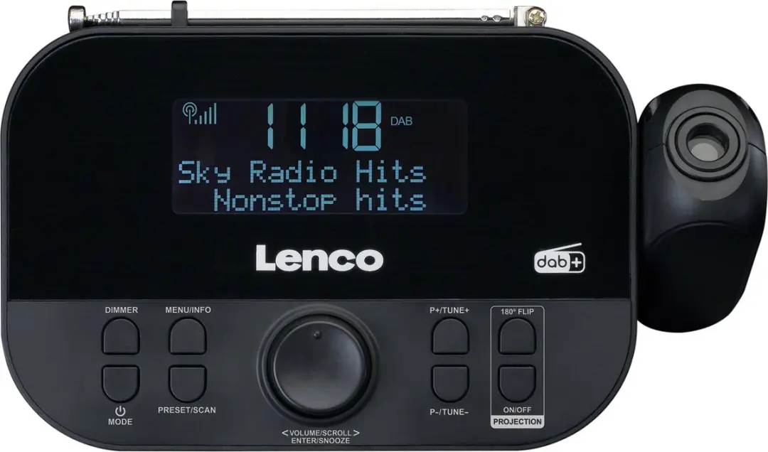 Lenco CR-615BK Wekkerradio DAB - Zwart