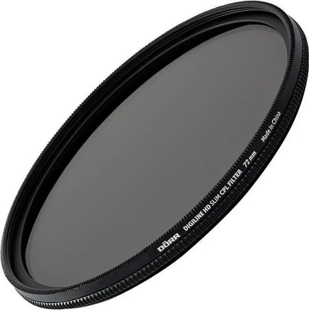Dörr Digiline Slim Circulair Polarisatiefilter 72mm - Zwart