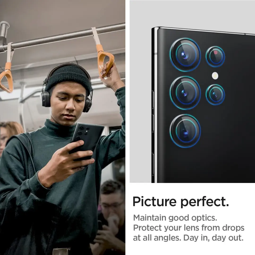 Spigen Glas.tR EZ Fit Optik Pro Camera Screenprotector - 2 Stuks