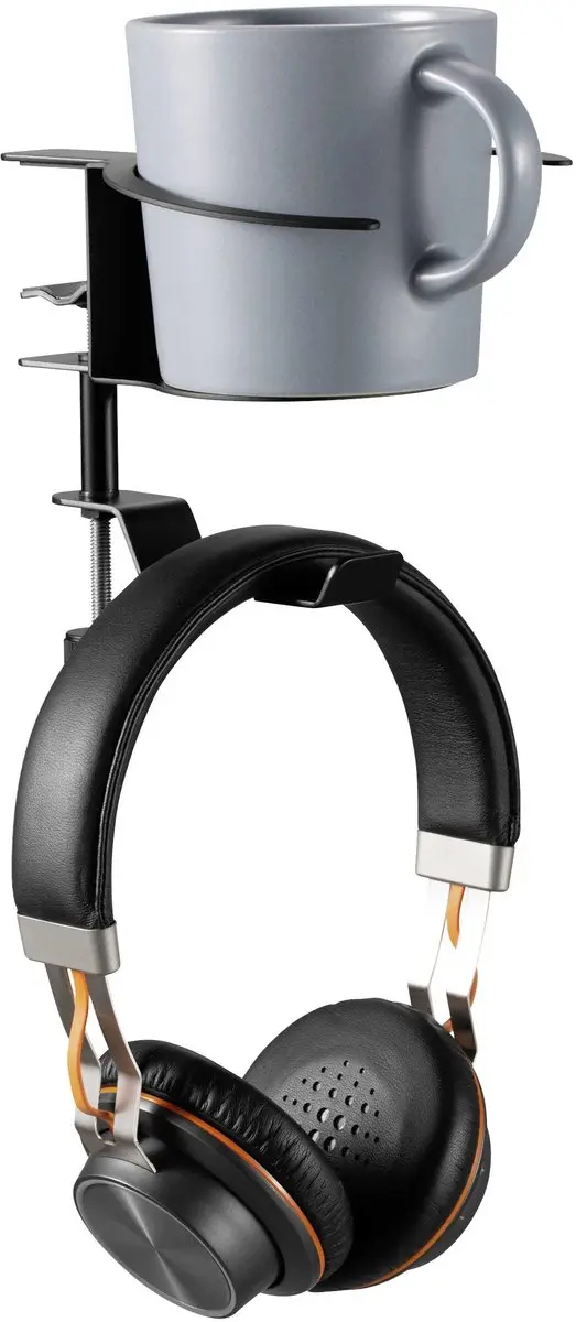 SpeaKa Professional SP-HCH-120 Koptelefoonhouder - Zwart