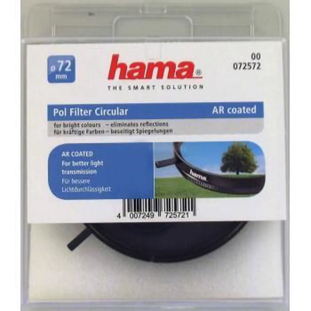 Hama Circulaire Filter 72mm - Zwart - afbeelding 4 van 6