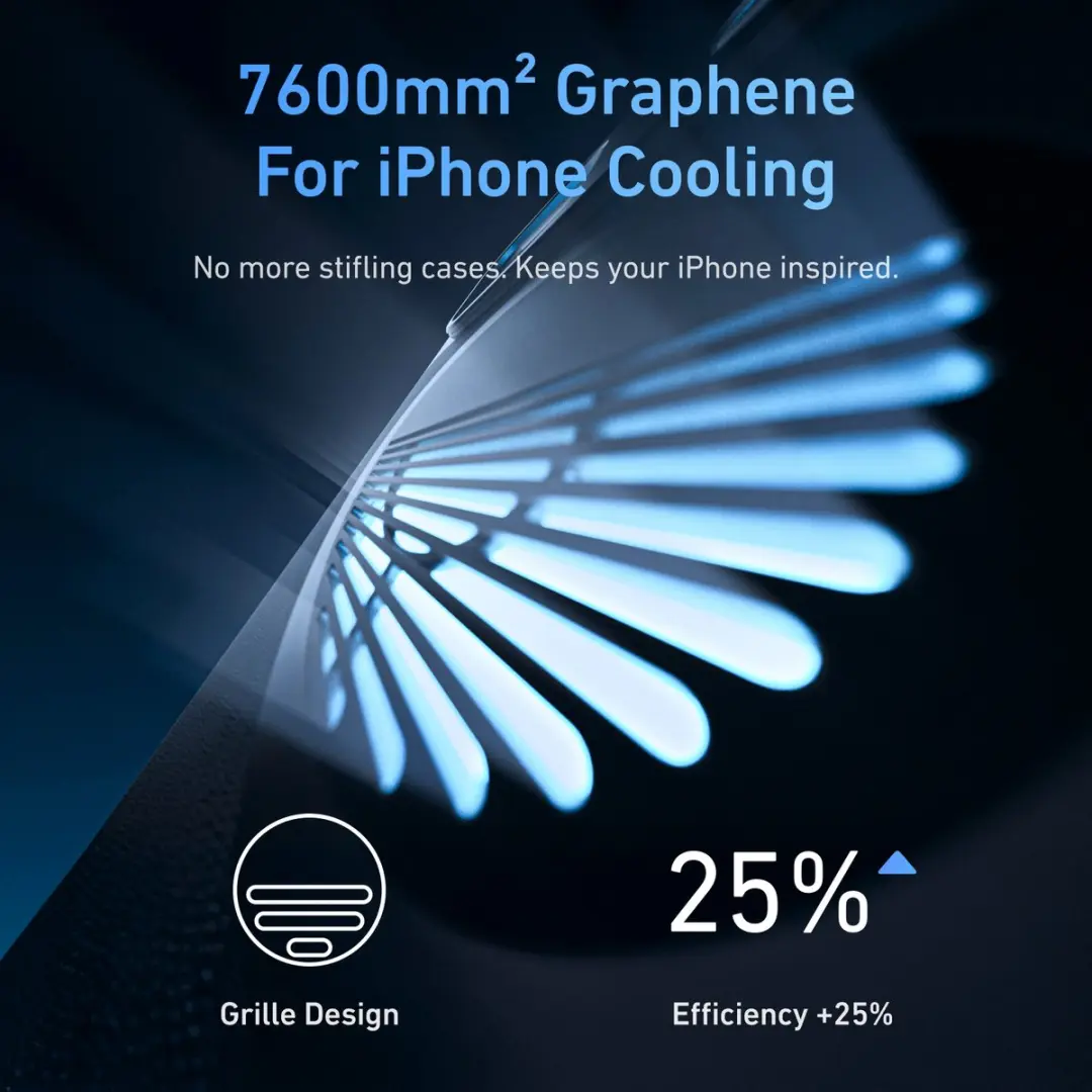 Telesin Master Grip Magnetisch iPhone 17 Pro Max Accessoire - Grijs