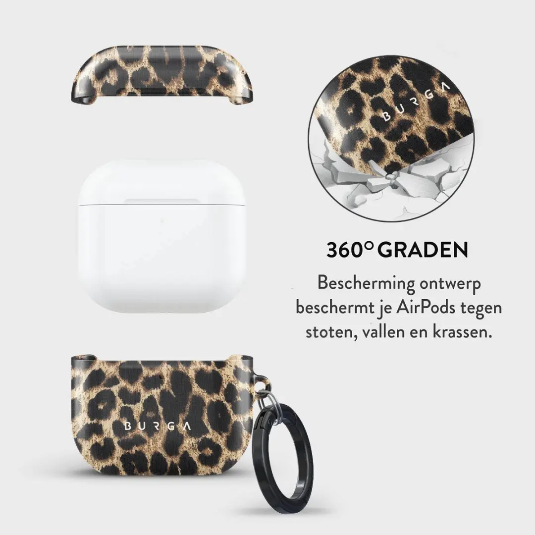Burga Hardcase Apple AirPods 4 Pro 3 - Bruin