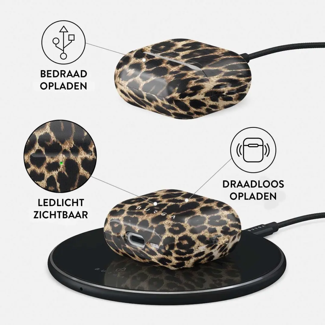 Burga Hardcase Apple AirPods 4 Pro 3 - Bruin