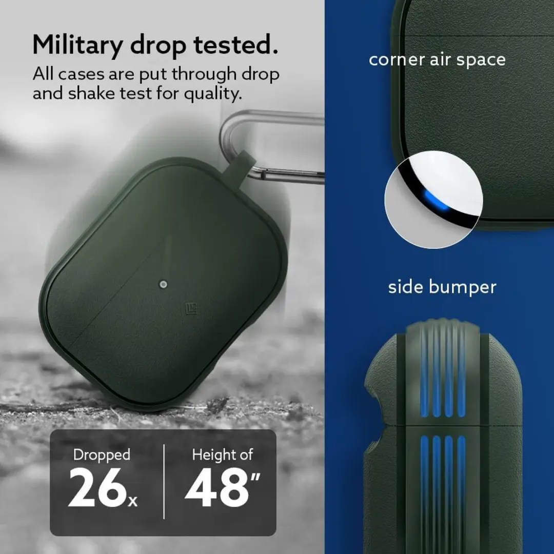Spigen Caseology Vault AirPods Pro Hoesje - Groen