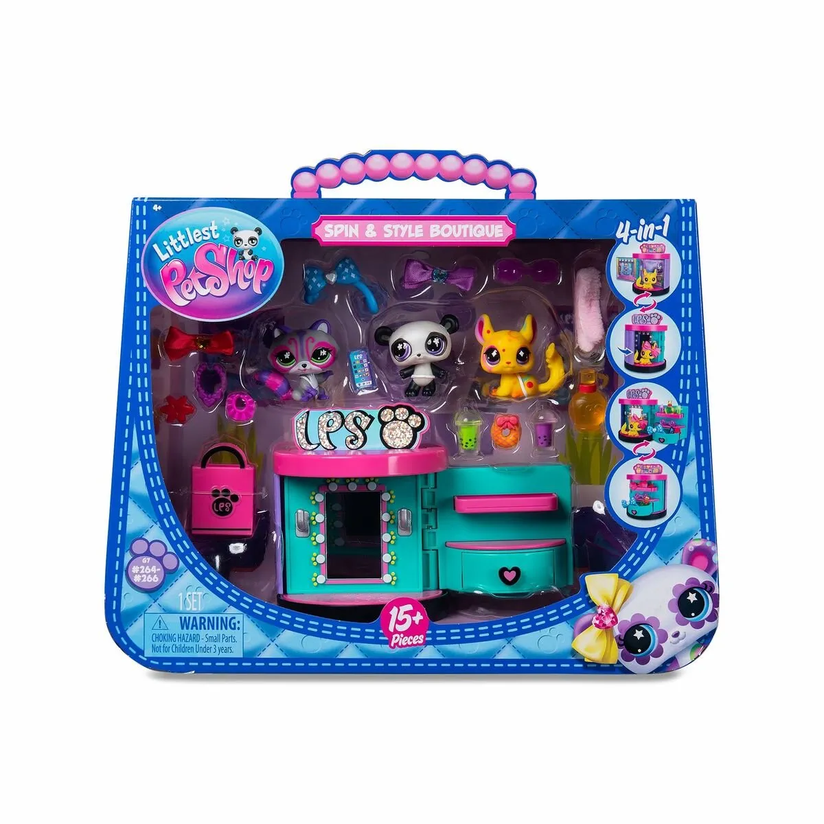 Bandai Namco Littlest Pet Shop Sweet & Stylish Speelset BF00722 - Multicolor