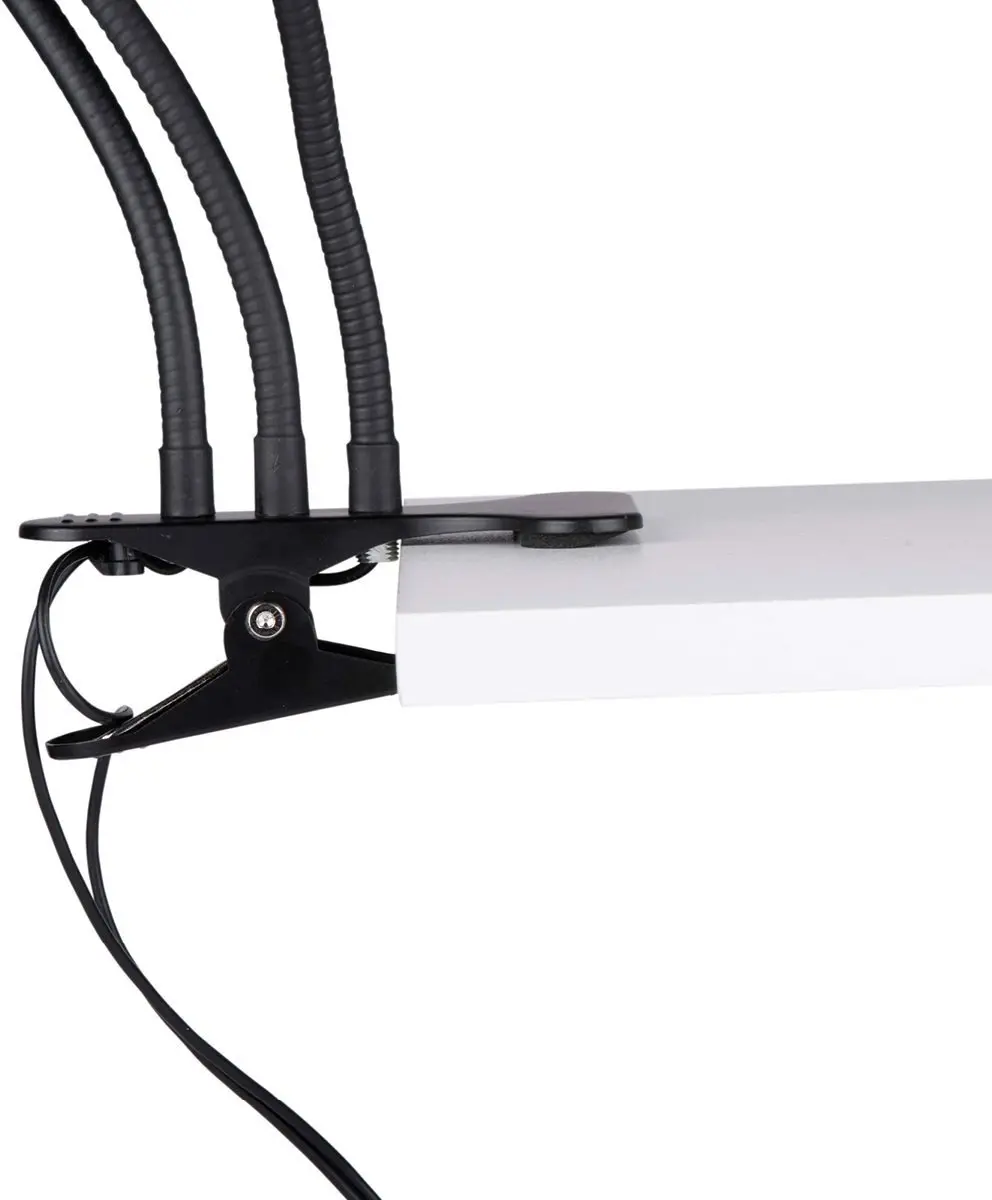 Grundig Ringlamp METOST17870/002 - 2x Ø9cm - 48 LED - USB - Zwart