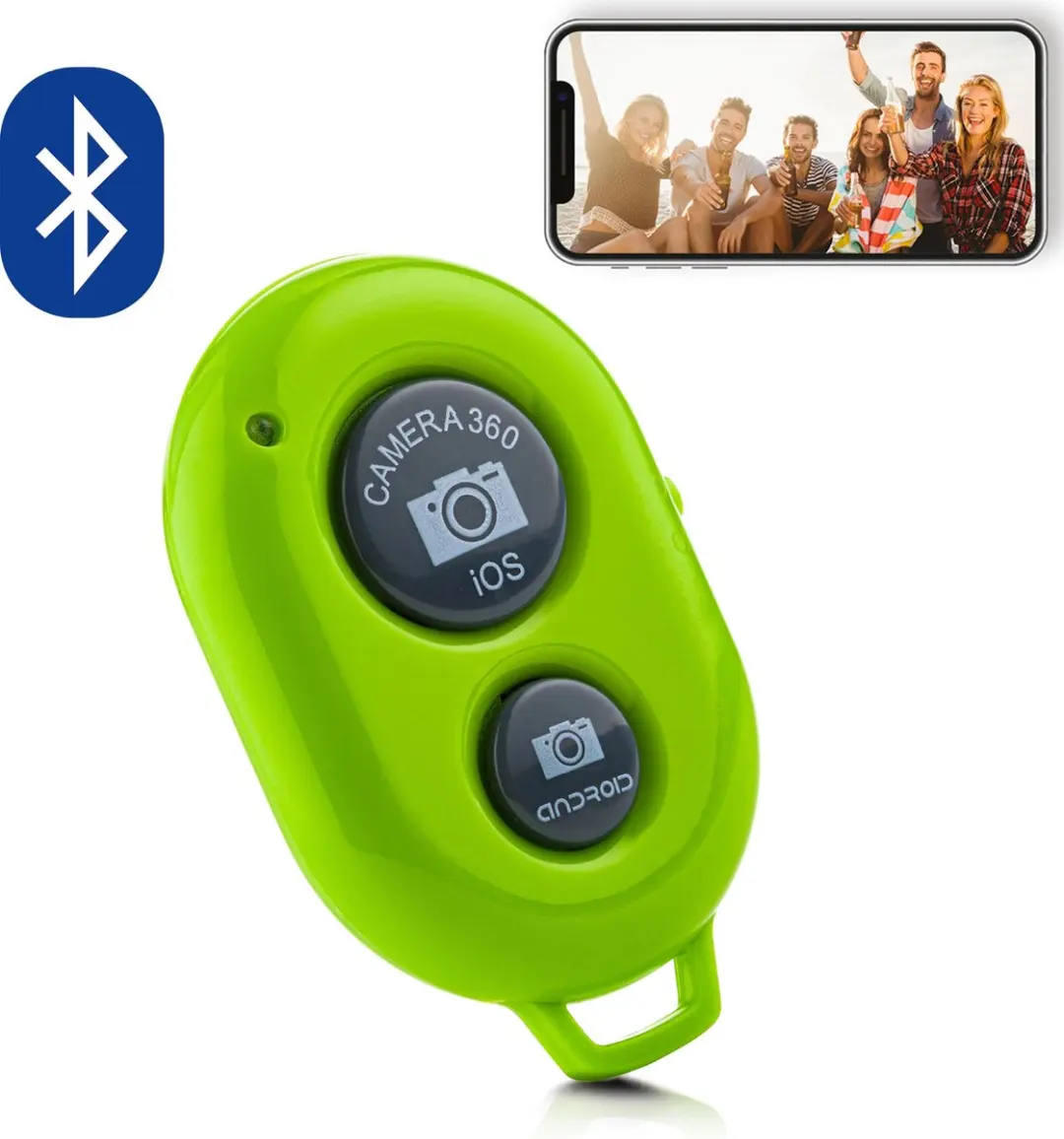 MOJOGEAR MG-02-GREEN Bluetooth Afstandsbediening Smartphonecamera