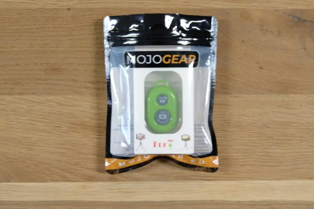 MOJOGEAR MG-02-GREEN Bluetooth Afstandsbediening Smartphonecamera - Groen