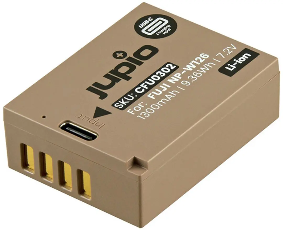 Jupio NP-W126S Accu 1300mAh - USB-C