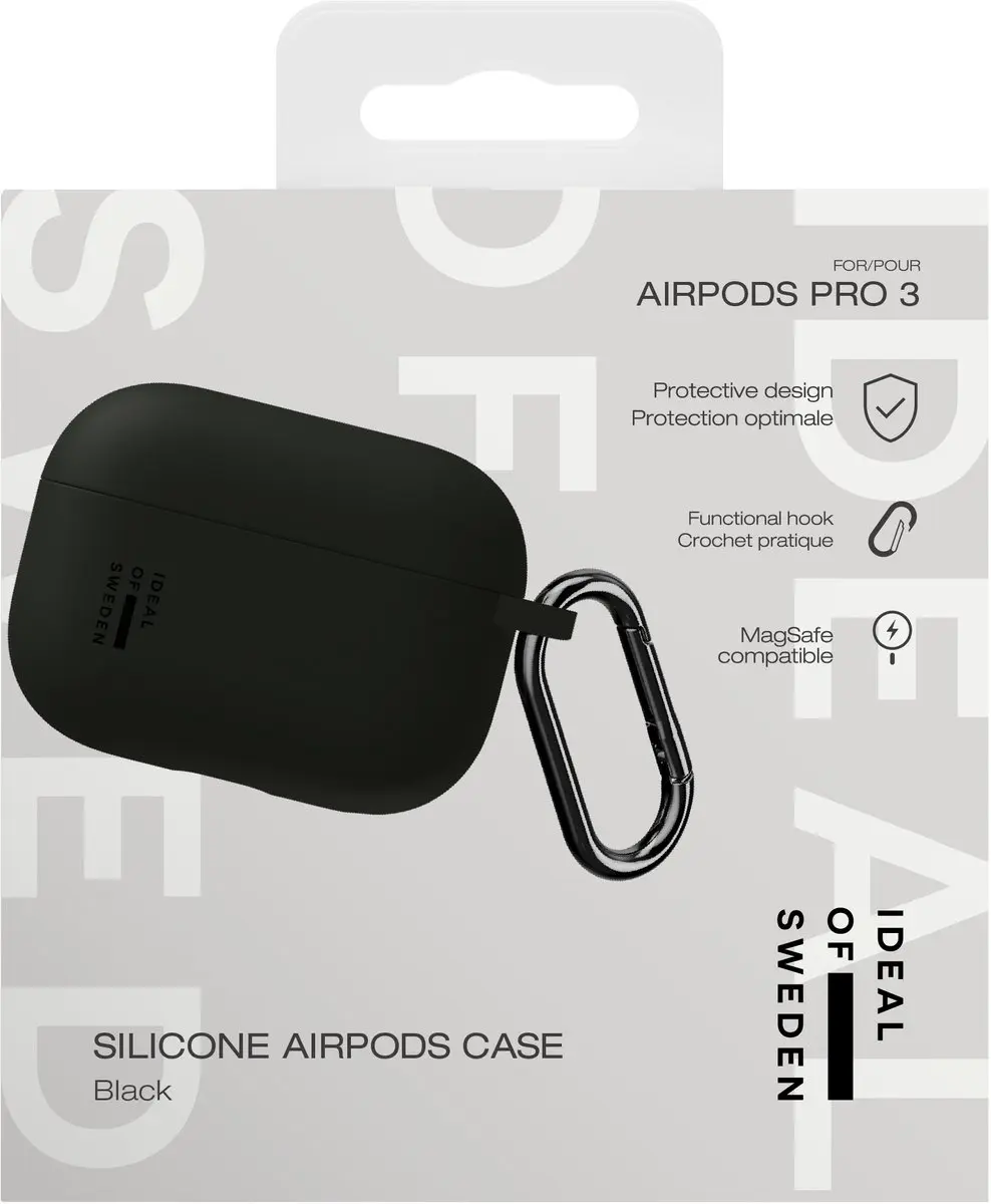 iDeal of Sweden Silicone Case Apple AirPods Pro 3 - Zwart