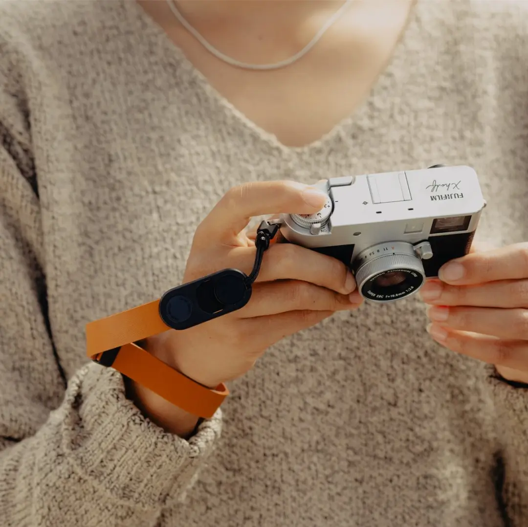 Peak Design Cuff Leather Camera Polsband - Oranje