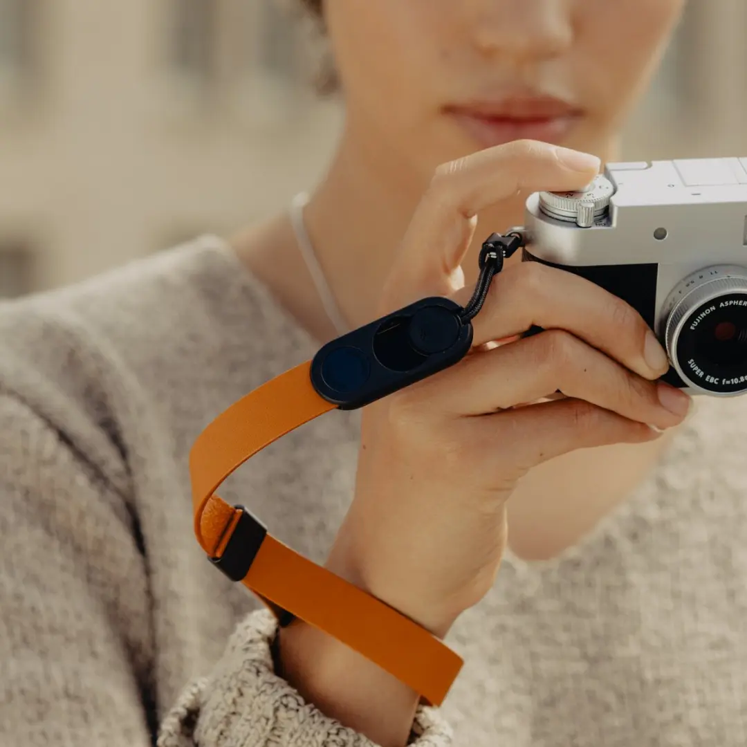 Peak Design Cuff Leather Camera Polsband - Oranje