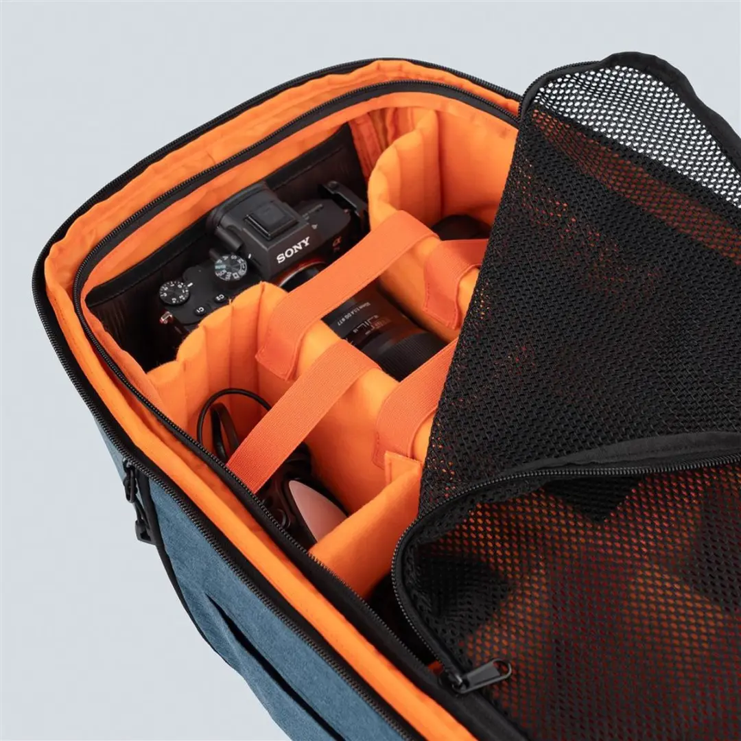 Dörr Photo Backpack Prag Go 464086-B Rugtas - 16 inch - 5 Lenzen - Blauw