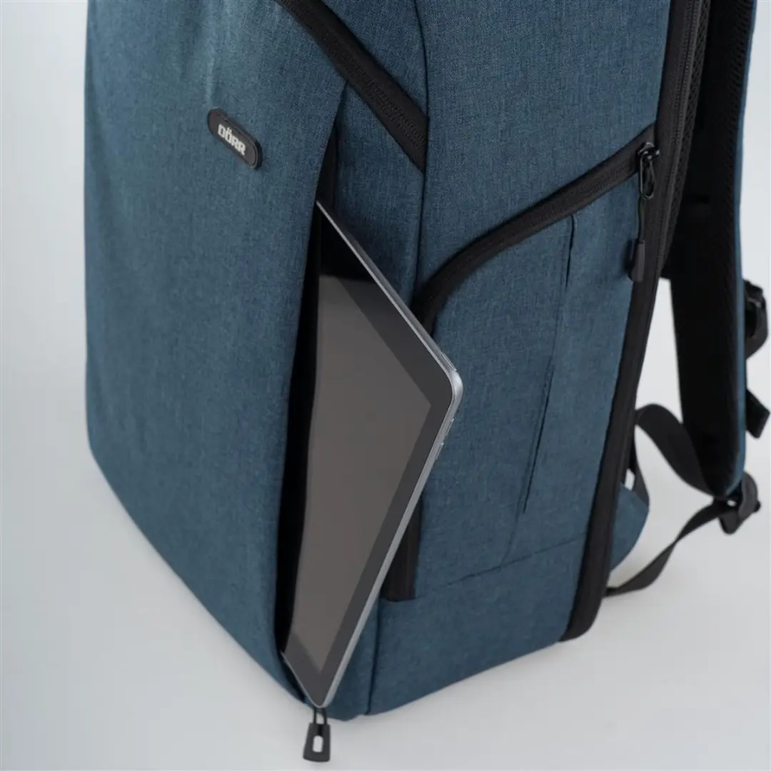 Dörr Photo Backpack Prag Go 464086-B Rugtas - 16 inch - 5 Lenzen - Blauw