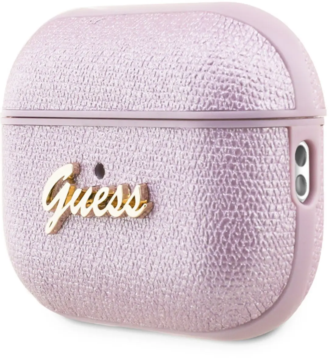 Guess AirPods Pro Hoesje - Metallic Script - Paars