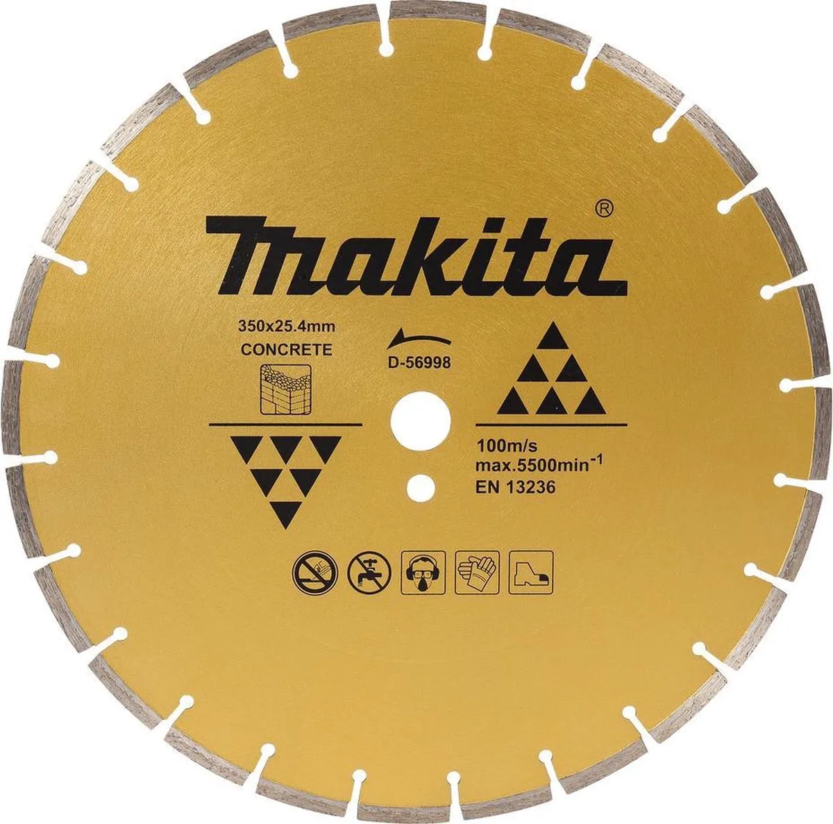 Makita D-56998 Diamantschijf 350x25,4mm - afbeelding 2 van 3
