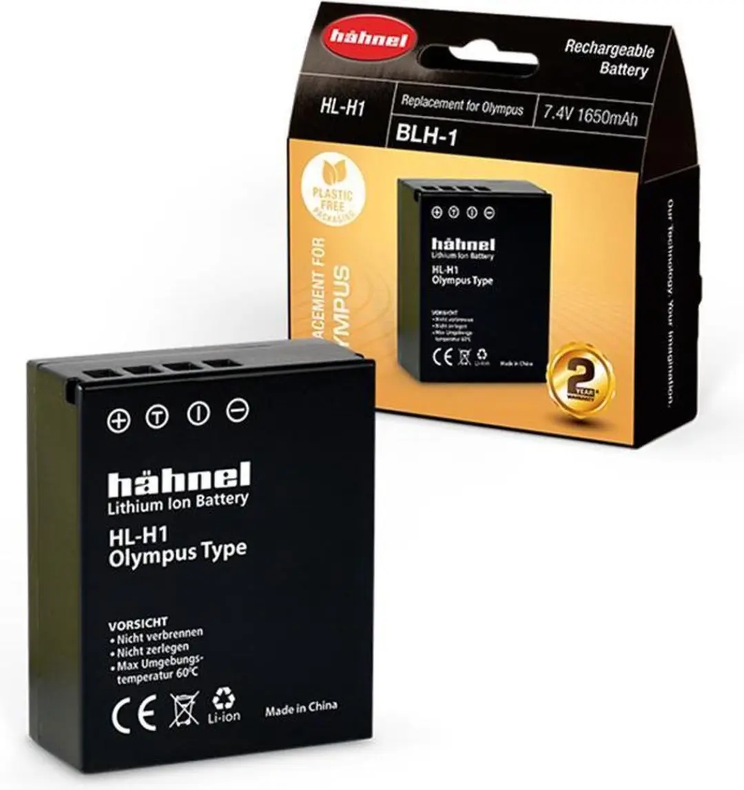 Hähnel Accu Olympus BLH-1 HL-H1 1900mAh