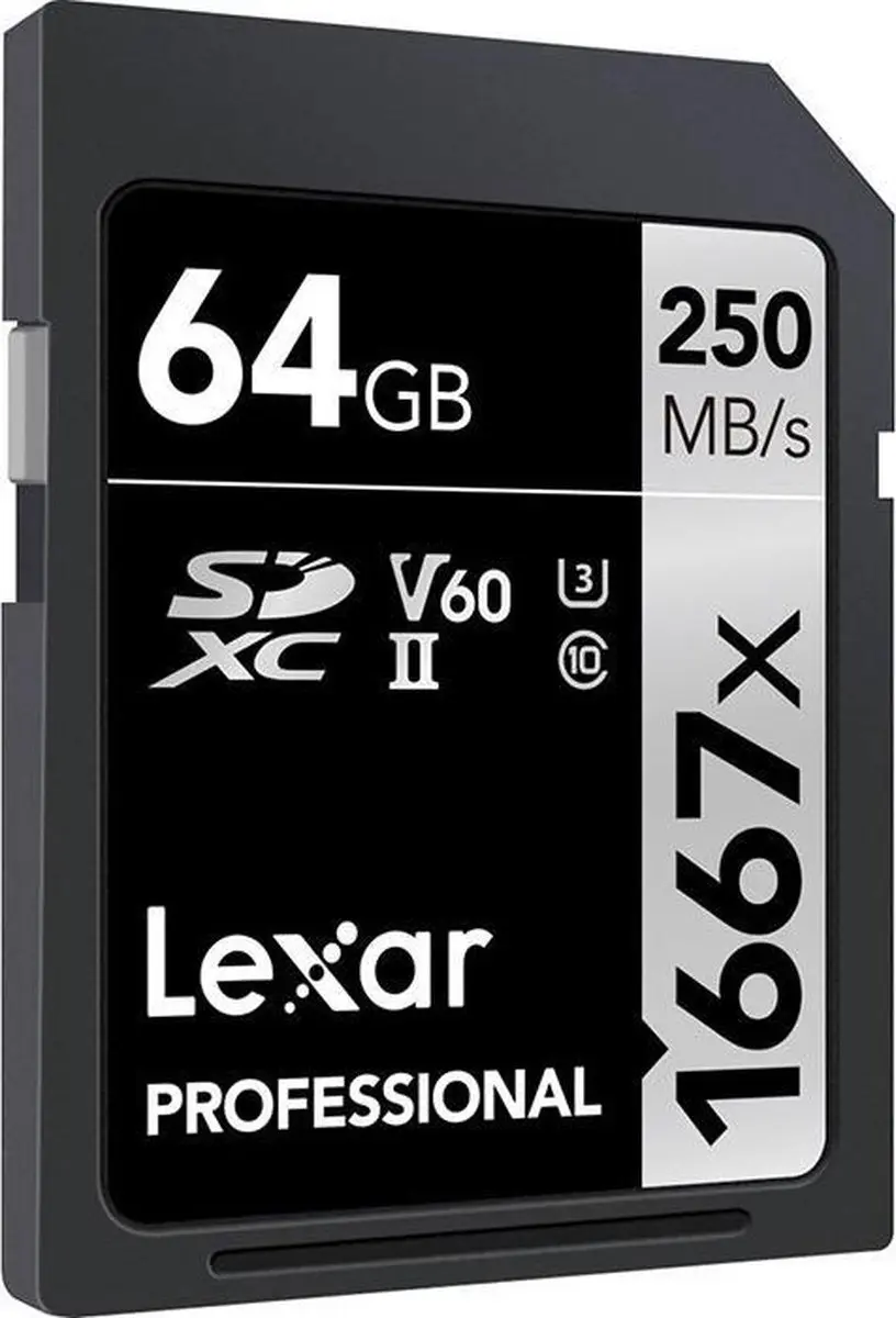 Lexar SDXC 64GB Professional 1667x UHS-II