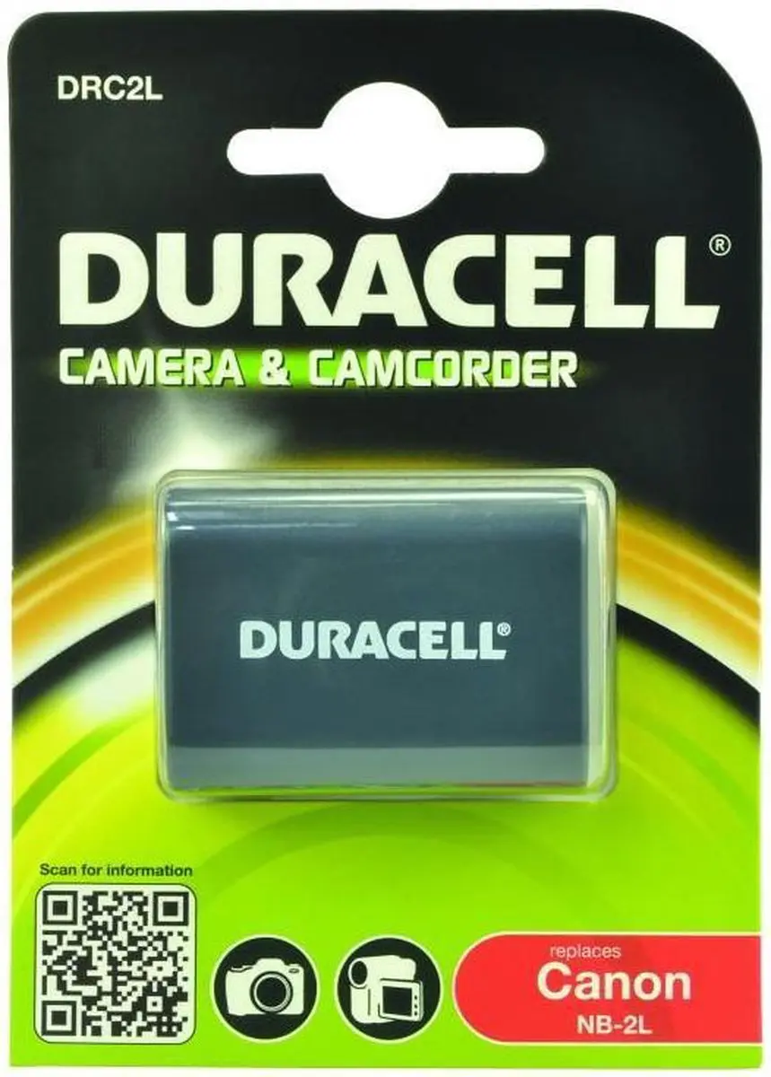 Duracell NB-2L Accu - 650mAh - voor Canon Compactcamera