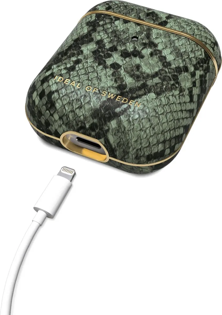 iDeal of Sweden AirPods Case PU - Khaki Python - IDFAPC-204