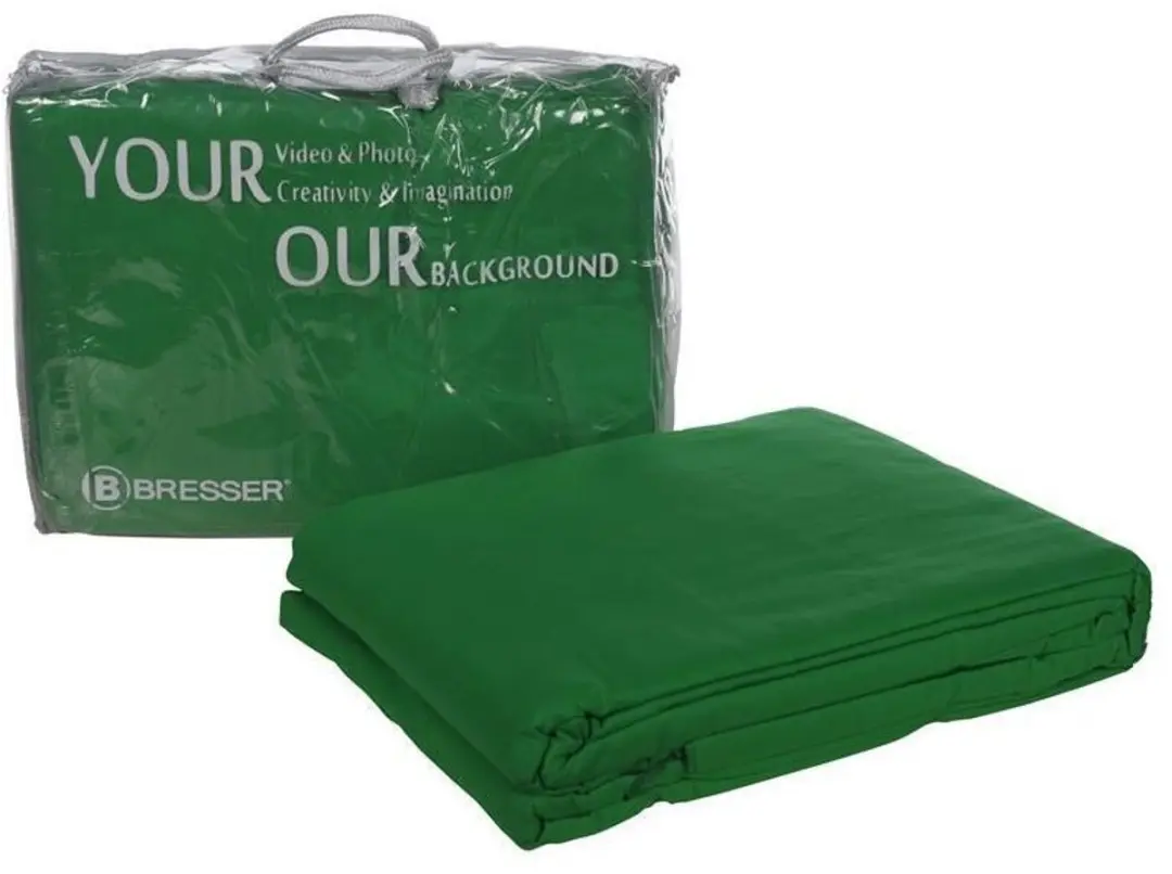 Bresser Y-9 Chromakey Achtergronddoek 6x6m - Groen
