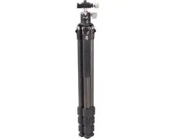 LeoFoto EF-224C Carbon Statief - LH-25 Balhoofd - Zwart