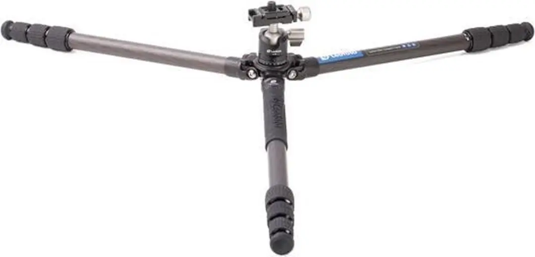 LeoFoto EF-224C Carbon Statief - LH-25 Balhoofd - Zwart