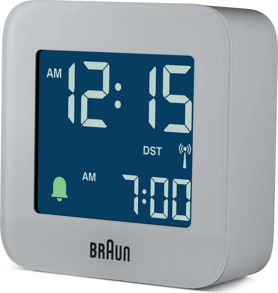 Braun BC08G-DCF Wekker - Radiogestuurd - Grijs