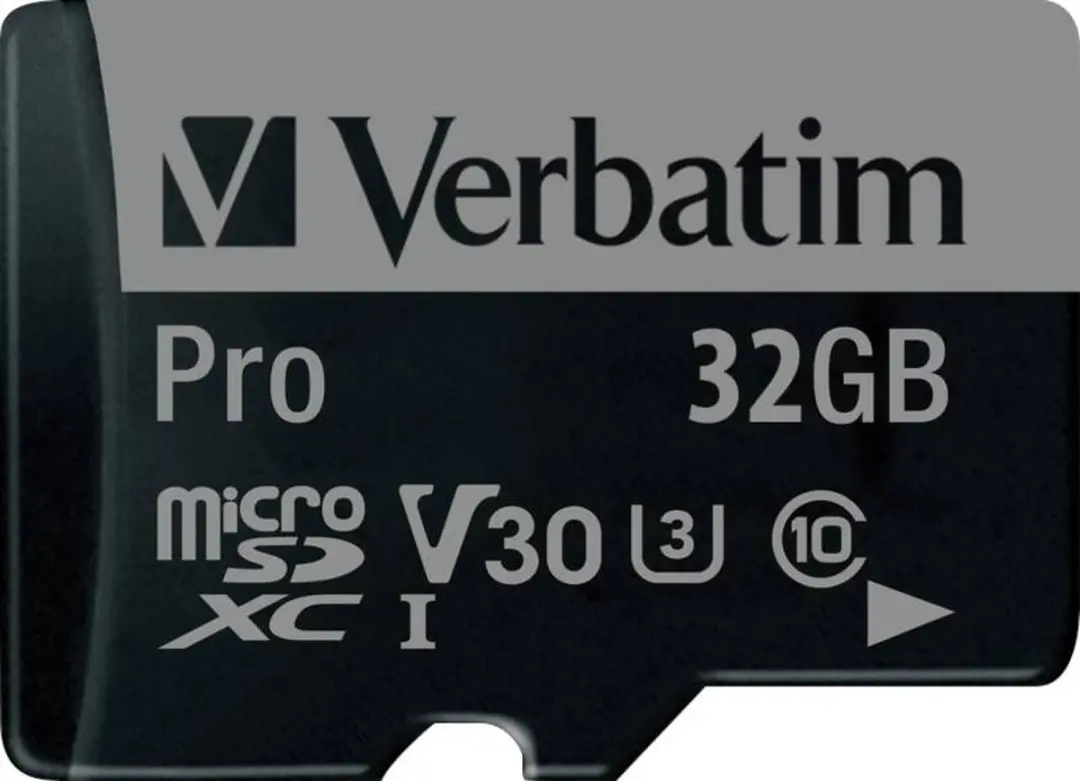 Verbatim microSDXC 128GB UHS-3 Class 10 Pro - Incl. adapter - Schokbestendig