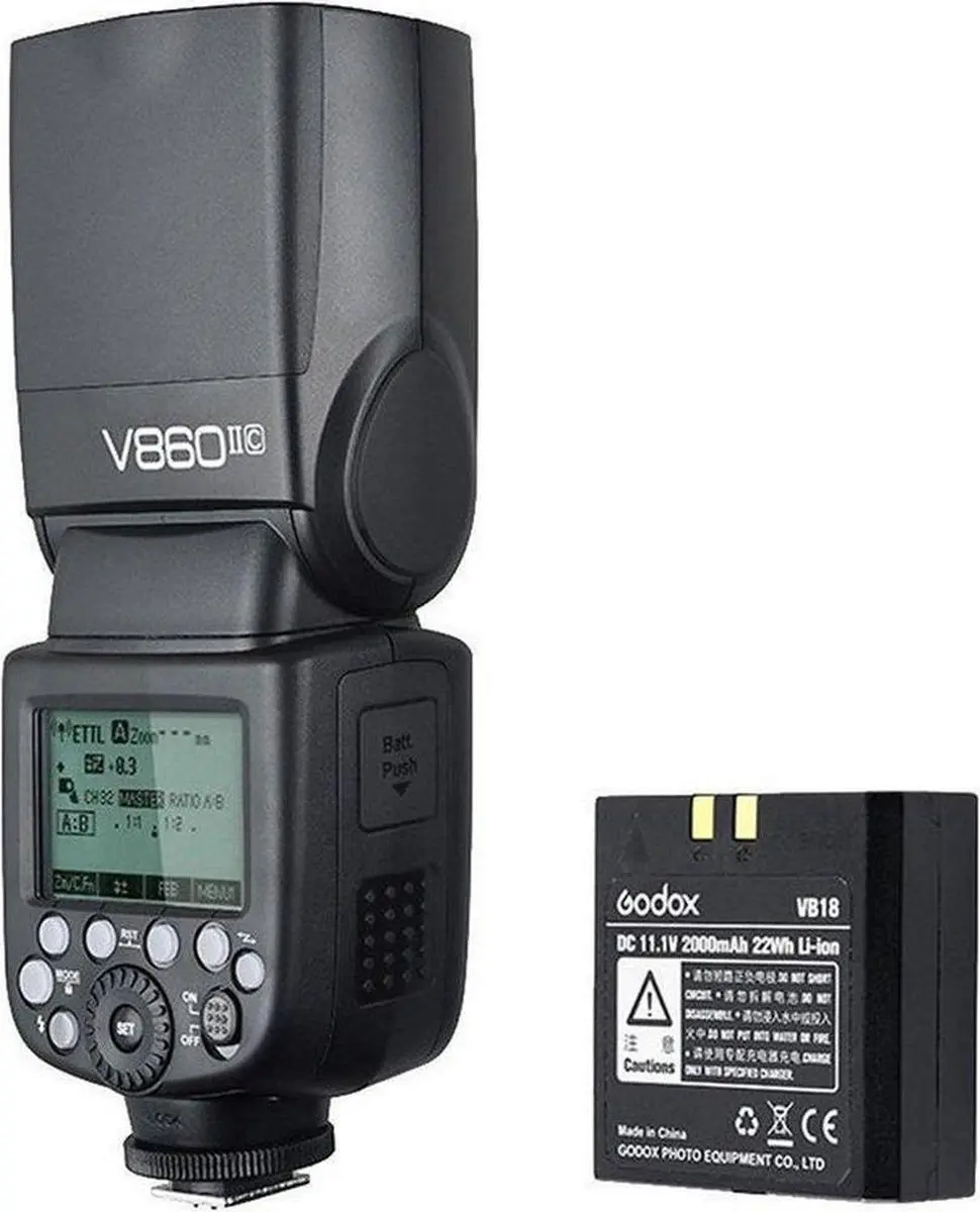 Godox V860II Speedlite D115852 Flitser - Canon - Zwart