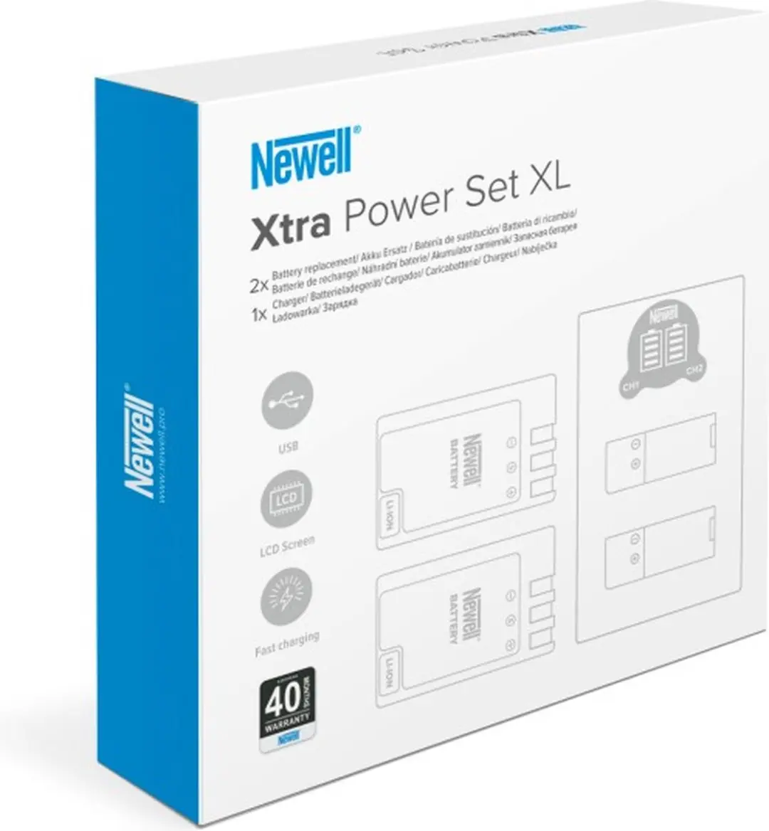Newell DUAL-Channel Oplader Set - 2x NP-FW50 1080mAh - afbeelding 6 van 6