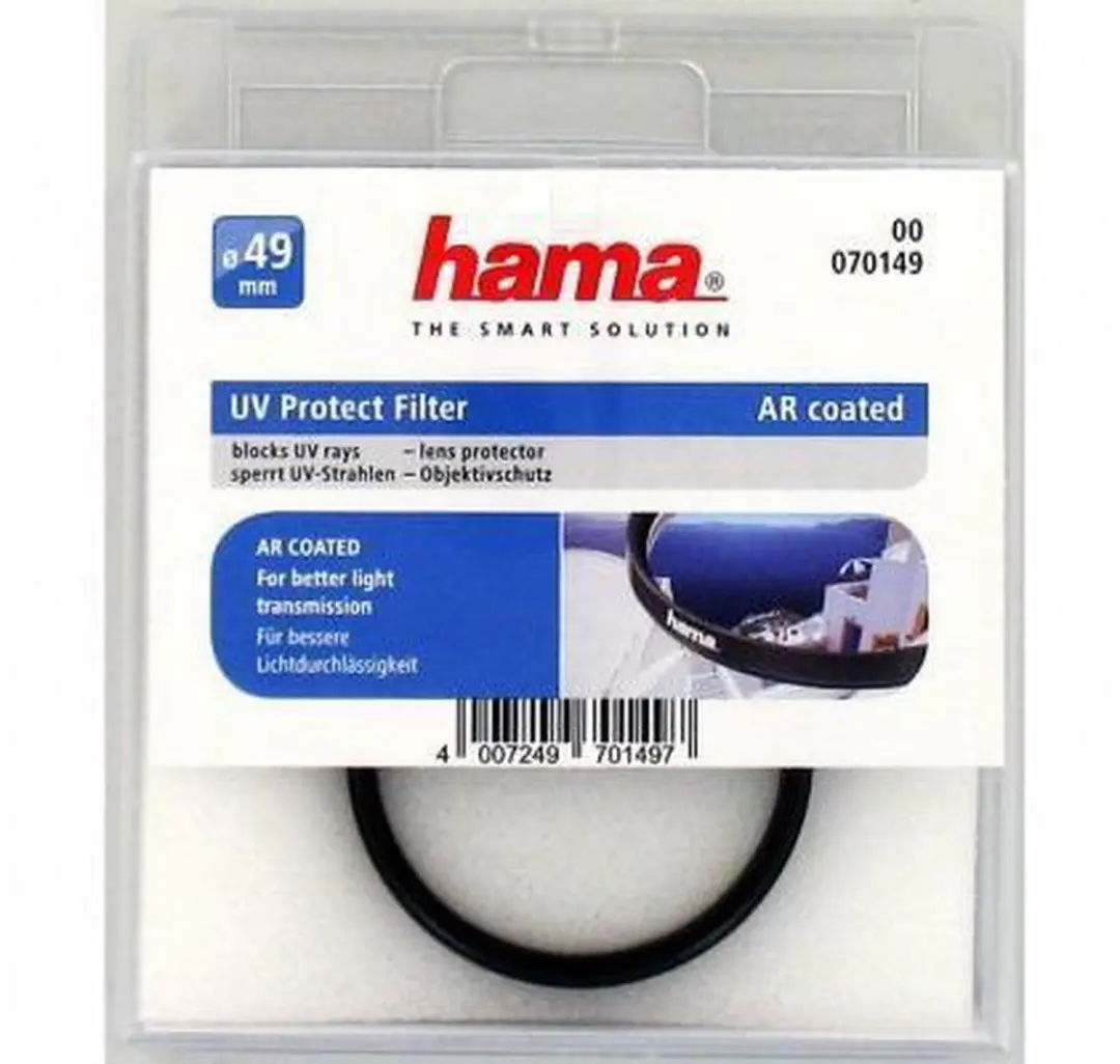 Hama UV Filter 390 49mm - Zwart - afbeelding 4 van 6