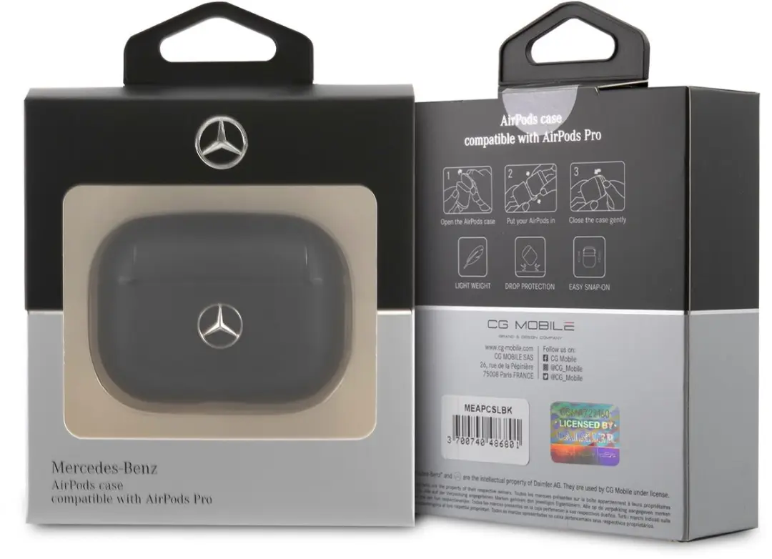 Mercedes-Benz AirPods Pro 1 Case - Zwart - MPN 115969106