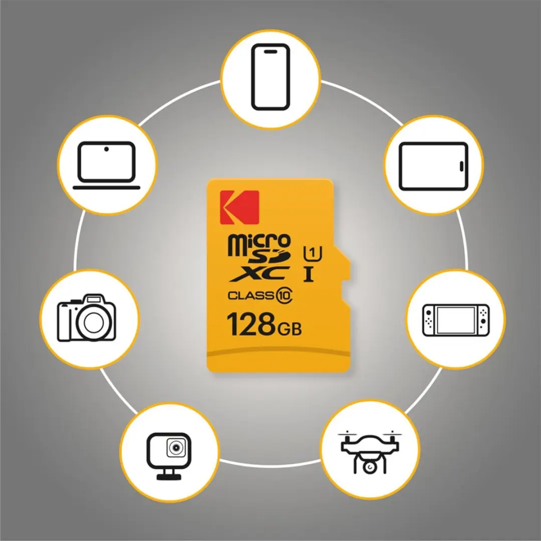 Kodak Emtec Micro SDXC 128GB EKMSDM128GXC10K
