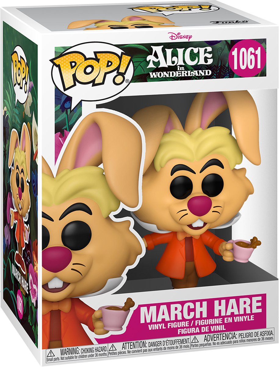 Funko Alice In Wonderland Verzamelfiguur Disney POP! March Hare 9 cm Multicolours