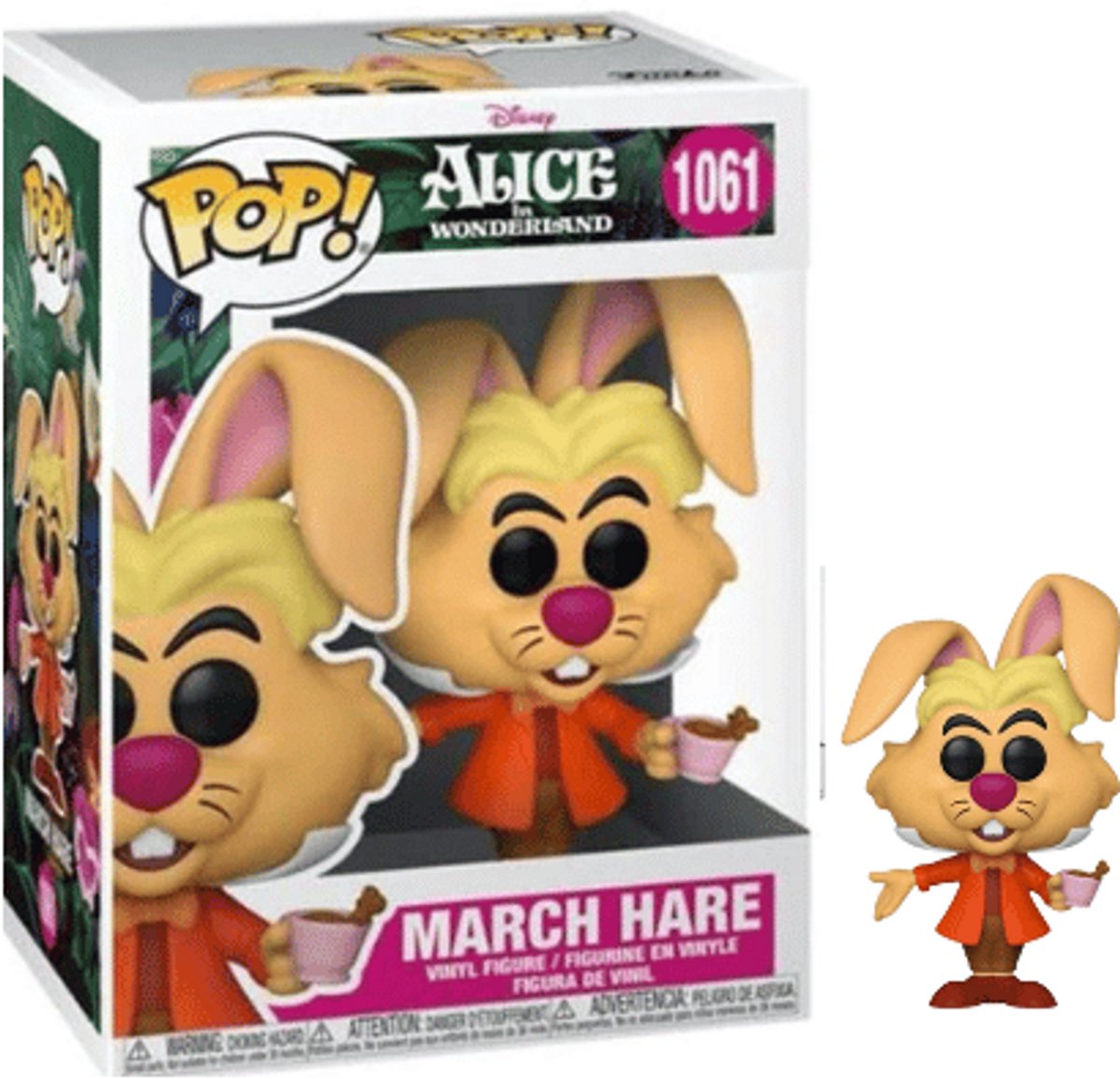 Funko Alice In Wonderland Verzamelfiguur Disney POP! March Hare 9 cm Multicolours