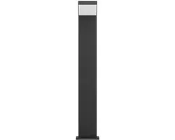 Eglo Grottazzolina Staande Lamp Buiten LED 10W - Zwart/Melkkleurig