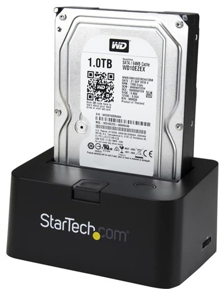 Startech KD11564 Extern Docking Station 2,5/3,5 inch SATA III - Zwart