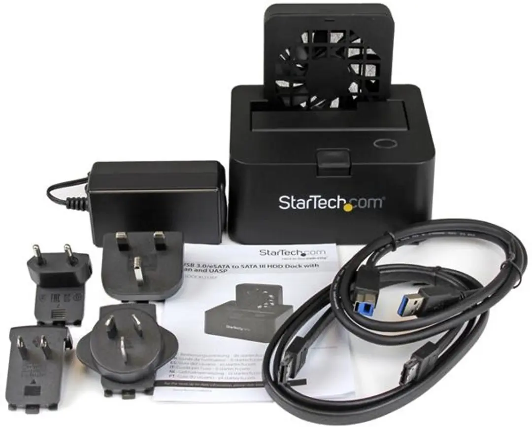 Startech KD11564 Extern Docking Station 2,5/3,5 inch SATA III - Zwart