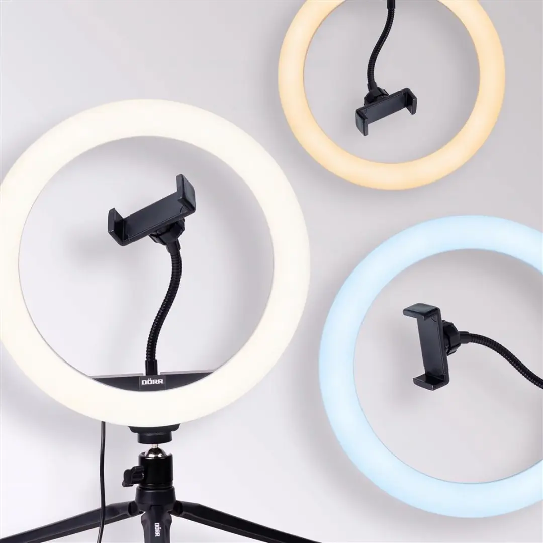 Dörr Vlogging Kit VL-26 RGB LED-ringlamp