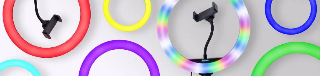 Dörr Vlogging Kit VL-26 RGB LED-ringlamp - Smartphonehouder