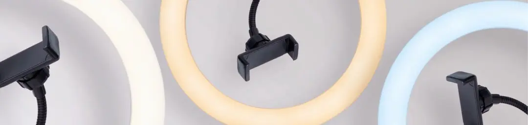 Dörr Vlogging Kit VL-26 RGB LED-ringlamp - Smartphonehouder