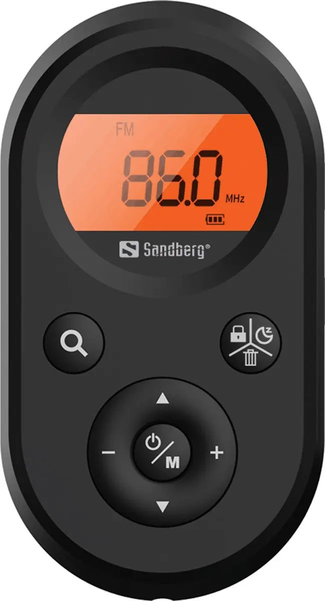 Sandberg 421-02 Draagbare Radio - Zwart